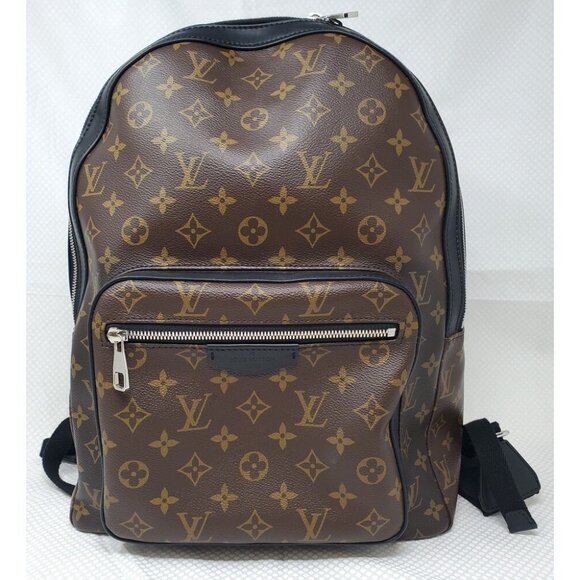 LOUIS VUITTON Monogram Macassar Josh Backpack w/ Dustbag & COA - Picture 2 of 16